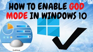 Enable God Mode in Windows 10  LotusGeek [upl. by Seton]