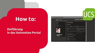 Einführung in das Univention Portal [upl. by Ylim]