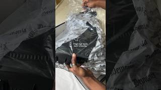 Thigh high boots asmr unboxing Demonia Shaker 420 demoniaboots thighhighboots unboxing [upl. by Jeffers269]