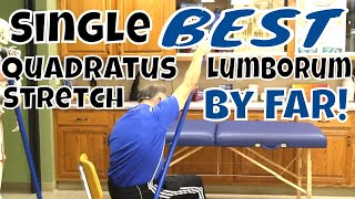 Single BEST Quadratus Lumborum Stretch By Far [upl. by Plantagenet]