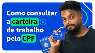 Como Consultar Carteira de Trabalho pelo CPF Passo a Passo CTPS Digital 2024  Acordo Certo [upl. by Walley]