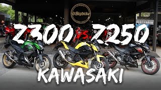 ข้อแตกต่าง  Kawasaki Z250 vs Z300  ดาวน์เริ่มต้น 9000บาท [upl. by Alicirp]