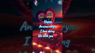 Happy anniversary my wife  Wedding anniversary wishes  Whatsapp status  shorts [upl. by Cesare871]