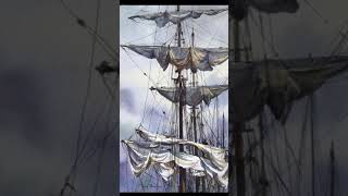 Let’s focus on the intricate details of the rigging of a tall ship [upl. by Aronson]