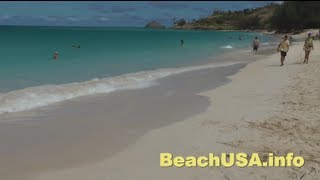 Urlaub auf Oahu Strand am Kailua Beach Hawaii [upl. by Elletsyrc577]