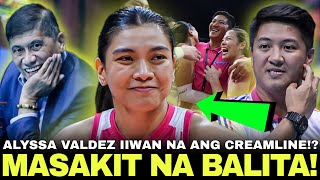 Alyssa Valdez MASAKIT NA BALITA IIWAN NA ANG CREAMLINE sa PVL 2024 [upl. by Keene]