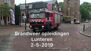 Brandweer opleidingen TS met prio 1 door Lunteren ex brandweer Nijkerk [upl. by Arahc]