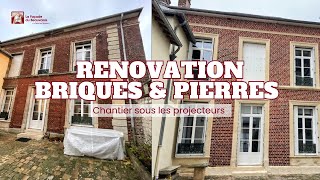 Chantier  Rénovation façades briques et pierres [upl. by Babara]