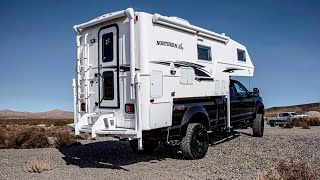 ULTIMATE FOUR SEASON CAMPER  2021 Northern Lite Truck Camper 4x4 Overland  FULL TOUR [upl. by Elihu725]