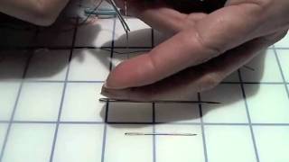 eTextiles How to Thread A Needle [upl. by Ycat]