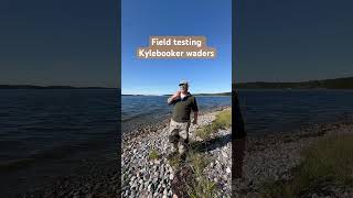 Field testing Kylebooker waders flyfishingaddict flyfishinggear waders [upl. by Hadsall]