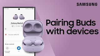 How to Pair your Galaxy Buds with your Galaxy phone  Samsung US [upl. by Ibib]