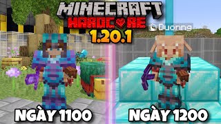 Mình Sinh Tồn 1200 Ngày Trong Minecraft 120 Siêu Khó [upl. by Sulrac]