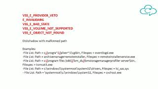 VSS Volume Shadow Copy Service Troubleshooting Advanced [upl. by Mendez]