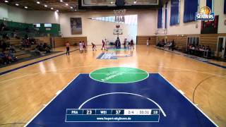 FRAPORT SKYLINERS Juniors zuhause in Basketball City gegen Weißenhorn [upl. by Nodnerb]