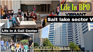 Life In A BPO Office Vlog  Life In Call Center  BPO Job In Kolkata  Salt Lake Sector V bpo jobs [upl. by Zach]