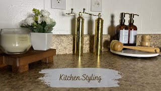 Home Vlog  Styling My Kitchen With Amazon Finds [upl. by Nahrut760]