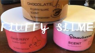 Amazon Slime Review  Scented Fluffy Slimes By Keemanman  ItsIzzy [upl. by Rani]