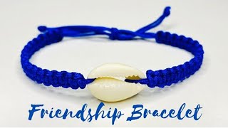 How to Make Friendship Bracelet  Cowrie Shell Bracelet [upl. by Nazus]