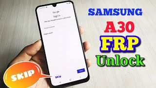 Samsung A30 Frp Unlock  Google Bypass [upl. by Darnell]