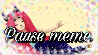 Pause  meme  my first animation [upl. by Yurt]