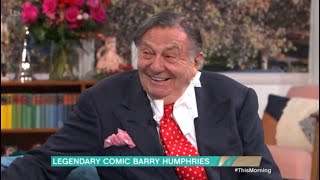 Barry Humphries This Morning Interview 2022 [upl. by Lelith]