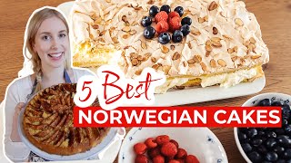 5 Best NORWEGIAN CAKES With Recipes [upl. by Sirromed]