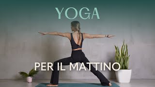 Yoga per il mattino pratica di 5 minuti  Inizia la giornata così [upl. by Claude]