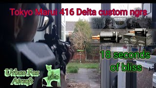 warhead industries brushless motor  MEDIUM SPEED MOTOR TM hk416 ngrs  its quick test fire [upl. by Chansoo]