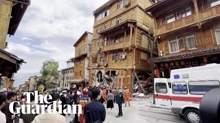 Deadly earthquake hits southwest China [upl. by King]