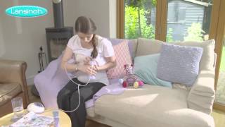 Lansinoh 2in1 Electric Breast Pump  How to Use [upl. by Emaj]