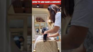 HOW TO USE A HAIR SERUM 🤔   HAIR SERUM BENEFITS  HAIR CARE  HAIR TIP amp TRICK [upl. by Dahl]