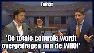 Van Meijeren FEL in debat met Paternotte amp Bushoff tijdens debat over pandemieverdrag met de WHO [upl. by Nipahc]