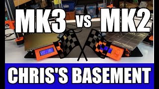 PRUSA MK2 vs MK3  We Raceem  Chriss Basement [upl. by Eenwahs]