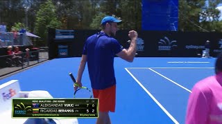 Aleksandar Vukic v Ričardas Berankis Match Highlights R1  Sydney International 2018 [upl. by Araec]