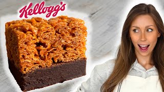 Easy Caramel Cornflake Brownies [upl. by Nyrehtak]