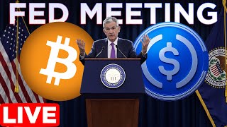 Fed Meeting vs Crypto🔴LIVE Jerome Powell [upl. by Karola]