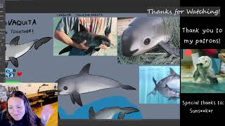 KaseySnowArt Live Art for International Save the Vaquita Day 2024 [upl. by Aileen]