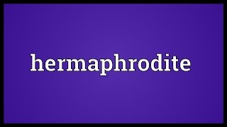 Hermaphrodite Meaning [upl. by Cardinal]