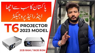 🔥 Android T6 Projector  2gb 16gb 🔥 30000 Hours Lamp Life  Update 10🔥 Latest Model Best [upl. by Eckhardt745]