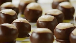 How to Make Buckeye Balls  Cookie Recipes  Allrecipescom [upl. by Atikim]