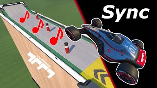 I Synchronized a Track to Music  Trackmania PF [upl. by Sheffie]