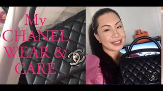 Chanel Coco Handle Wear and Tear 6 years and how I clean it [upl. by Renrut72]