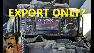 Icom IC7300 EXPORT Version [upl. by Olatha]