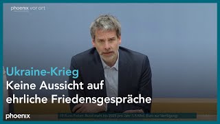 Steffen Hebestreit zur geforderten Lieferung von Kampfjets an die Ukraine am 010223 [upl. by Farand]