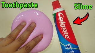 Colgate Toothpaste Slime ASMR l How to make slime with Colgate Toothpaste l Slime With Toothpaste [upl. by Nawuj]