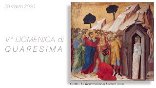 Santa Messa del 29 marzo  V° Domenica di Quaresima [upl. by Afinom]