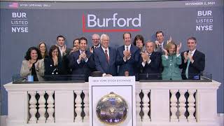 Burford Capital NYSE BUR Rings The Opening Bell® [upl. by Body]