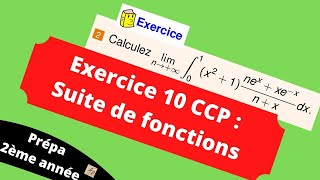 Oral CCP  Exercice 10 Suite de fonctions [upl. by Mcmurry795]