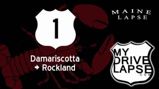 Driving Scenic US 1 Through Maine Damariscotta to Rockland [upl. by Balas]